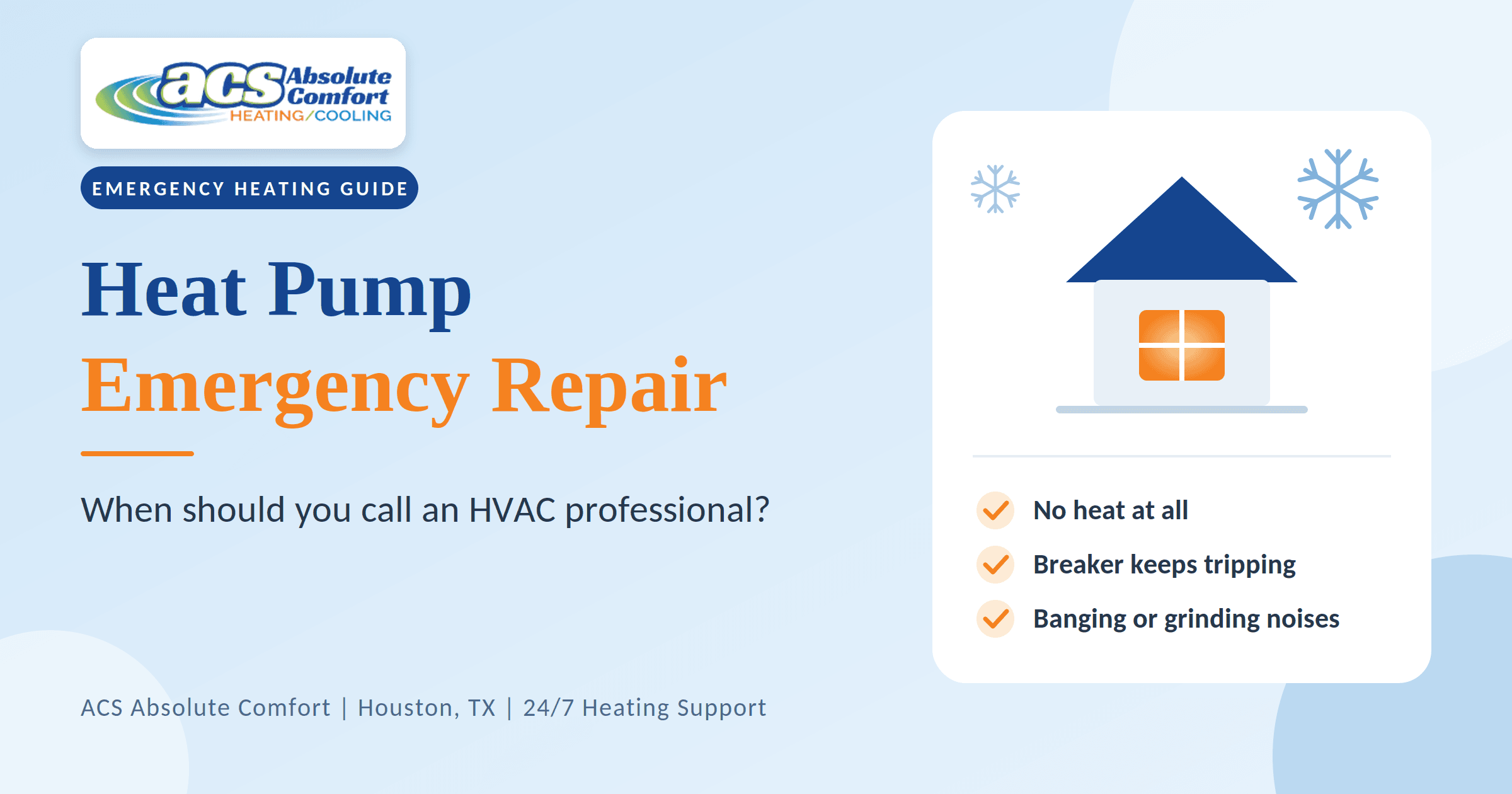 Learn when to call an HVAC professional for heat pump emergency repair. Discover common warning signs, urgent issues, and when to seek expert help to restore comfort and efficiency.
